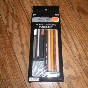 Master's Touch Fine Art Studio Pastel Drawing Pencil Set - Natural Earth Tones